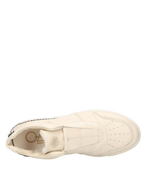 Sneakers in pelle e spugna OA NON-FASHION | 086 MIX CALFBIANCO